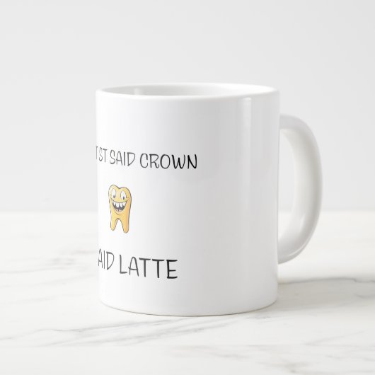 Grappig Grote Koffiekop (Voorkant rechts)