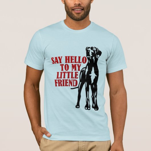 Grappig grote Mode van Grote Deen Mannen T-shirt (Voorkant)