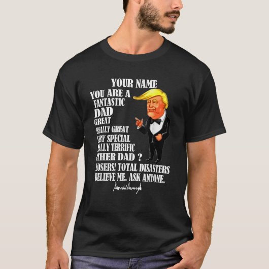 Grappig Grote Pap Donald Trump Vaderdag Gift T-shi T-shirt (Voorkant)
