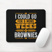 Grappig Groundhog Day Dessertontwerp - 6 Weken Mee Muismat (Met muis)