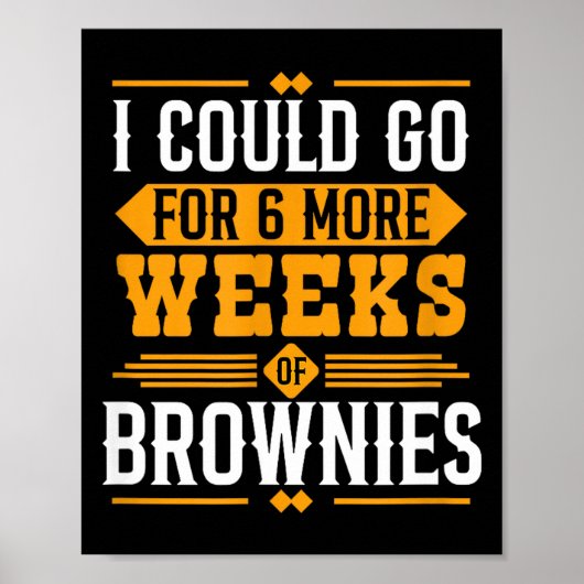 Grappig Groundhog Day Dessertontwerp - 6 Weken Mee Poster (Voorkant)