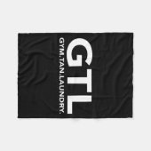 Grappig Gtl Cadeau - Grappige Gym Bruin Wasmachine Fleece Deken (Voorkant (Horizontaal))