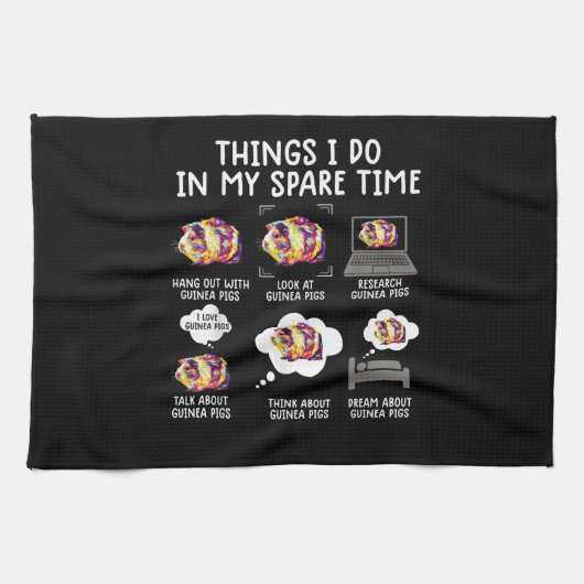 Grappig Guinee-achtige dingen die ik in mijn vrije Theedoek (Horizontaal)