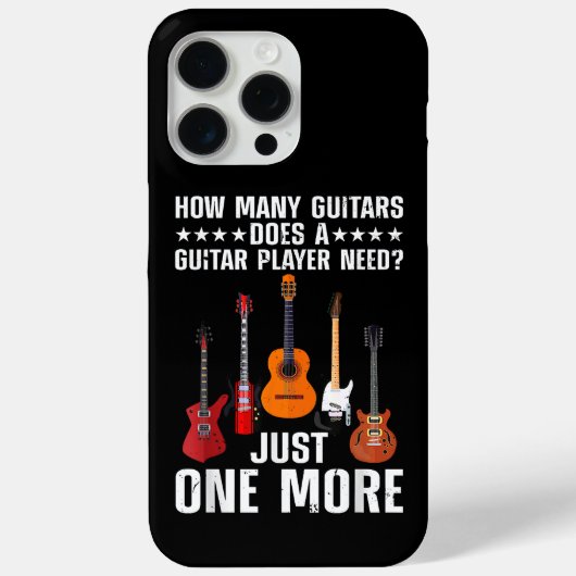 Grappig Guitar Player Art voor mannen gitarist Gu Case-Mate iPhone Case (Achterkant)