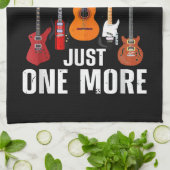 Grappig Guitar Player Art voor mannen gitarist Gu Theedoek (Gevouwen)