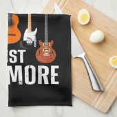 Grappig Guitar Player Art voor mannen gitarist Gu Theedoek (Quarter Fold)