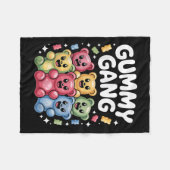 Grappig Gummy Beer Design Voor Mannen Vrouwen Kind Fleece Deken (Voorkant (Horizontaal))