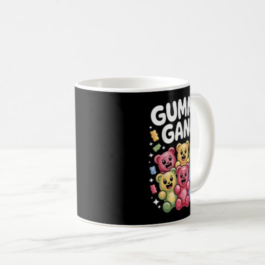 Grappig Gummy Beer Design Voor Mannen Vrouwen Kind Koffiemok (Voorkant rechts)