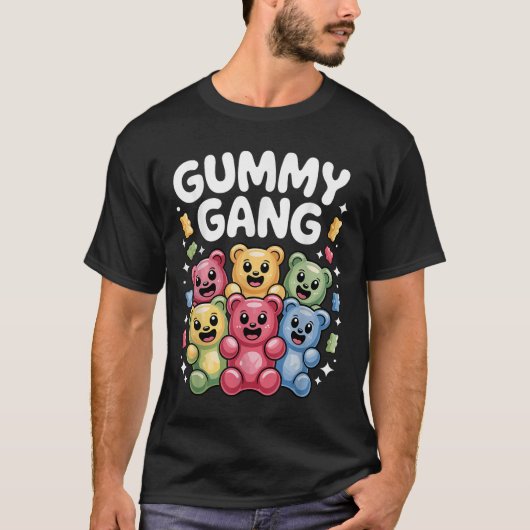 Grappig Gummy Beer Design Voor Mannen Vrouwen Kind T-shirt (Voorkant)