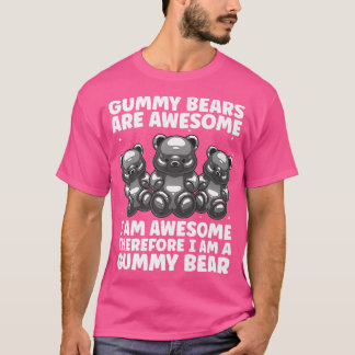 Grappig gummy Beer kunst voor kinderen meisje vrou T-shirt
