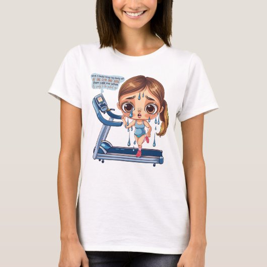 Grappig Gym body word art T-shirt (Voorkant)