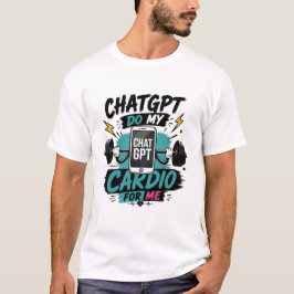 Grappig gym ontwerp t-shirt