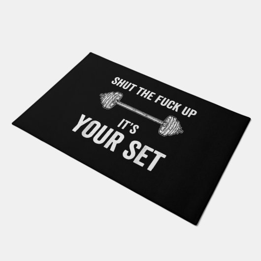 Grappig Gym-werkout van uw vaste offerte Deurmat (Schuin)