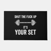 Grappig Gym-werkout van uw vaste offerte Deurmat (Voorkant)