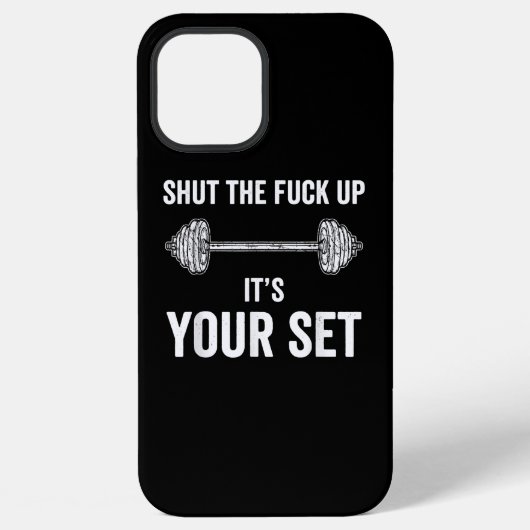 Grappig Gym-werkout van uw vaste offerte iPhone Hoesje (Achterkant)