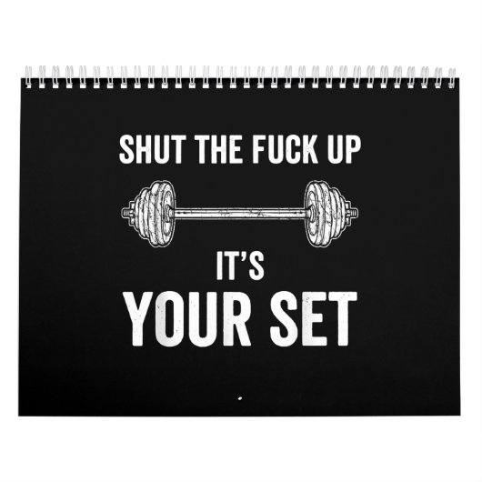 Grappig Gym-werkout van uw vaste offerte Kalender (Hoes)