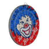 Grappig ha ha grafisch clown dart board dartbord (Voorkant Links)