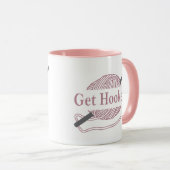 Grappig Haak Quote Haakmachine gezegde Mok (Voorkant rechts)