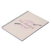 Grappig Haak Quote Haakmachine gezegde Notitieboek (Linkerzijde)