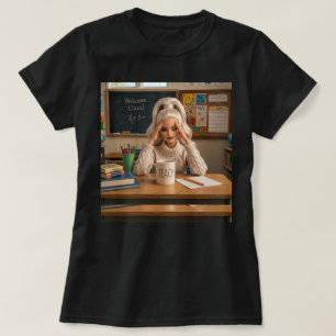 Grappig Haalde Het Tot Mei Leraar Meisjes Meme Laa T-shirt