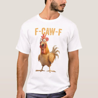 Grappig Haantje Meme T-Shirt: Sassy Raven Kraai F- T-shirt