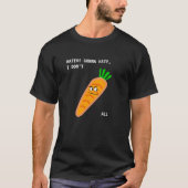 Grappig haat dat ik niet wortel. t-shirt (Voorkant)