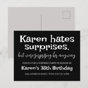 Grappig Haat Surprises Feest Modern Voeg Details T Briefkaart