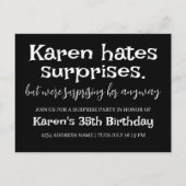 Grappig Haat Verrassingsfeest Modern Details Toevo Briefkaart (Voorkant)