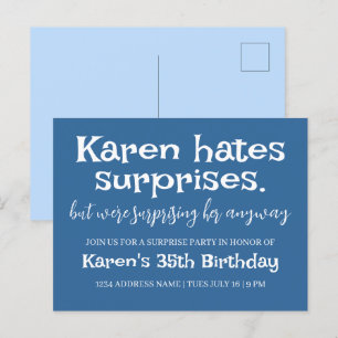 Grappig Haat Verrassingsfeest Modern Details Toevo Briefkaart