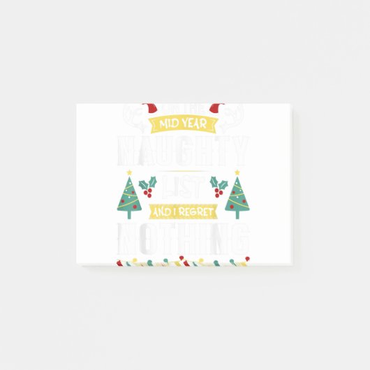 Grappig half jaar kerstmis in juli elke zomer Chri Post-it® Notes (Voorkant)