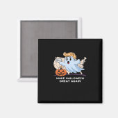 Grappig Halloween-boek, pompoen Trumpkin, maak Hal Magneet (Voorkant / Achterkant)