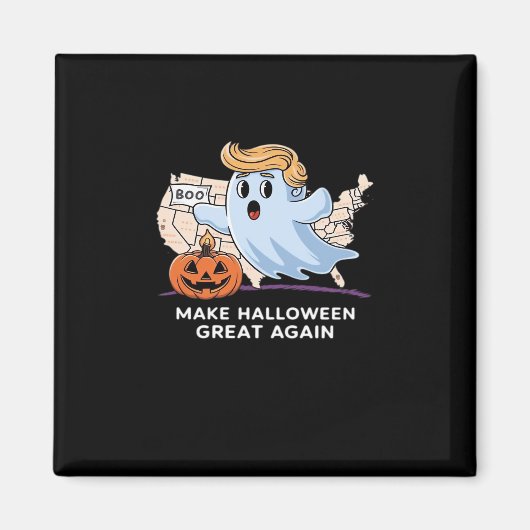 Grappig Halloween-boek, pompoen Trumpkin, maak Hal Magneet (Voorkant)