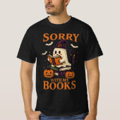 Grappig Halloween boek T-shirt (Voorkant)