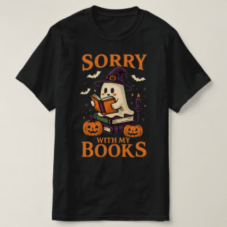 Grappig Halloween boek T-shirt