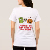 Grappig Halloween BOO Design – Schattige Frankenst Tri-Blend Shirt (Achterkant)