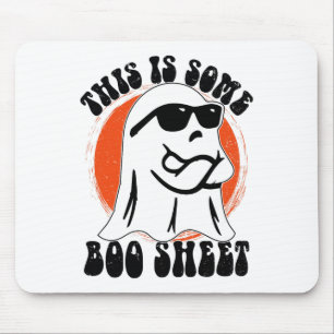 Grappig Halloween Boo Ghost kostuum Dit is een of Muismat
