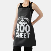 Grappig Halloween Boo Sheet Spook Design_1 Schort (Insitu)
