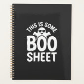 Grappig Halloween Boo Vel Ghost Ontwerp_1 Planner (Voorkant)