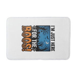 Grappig Halloween Boos Vintage Geest T-Shirt Desig Badmat