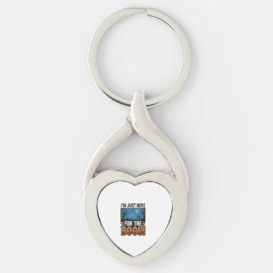 Grappig Halloween Boos Vintage Geest T-Shirt Desig Sleutelhanger