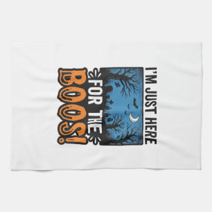 Grappig Halloween Boos Vintage Geest T-Shirt Desig Theedoek