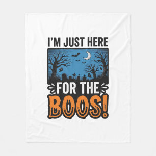 Grappig Halloween Boos Vintage Ghost T-Shirt Ontwe Fleece Deken