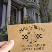 Grappig Halloween Bootiful Ghost Retouradres Zelfinktende Stempel