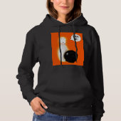 Grappig Halloween Bowlen Hoodie (Voorkant)