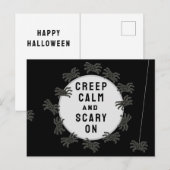 Grappig Halloween Briefkaart (Voorkant / Achterkant)