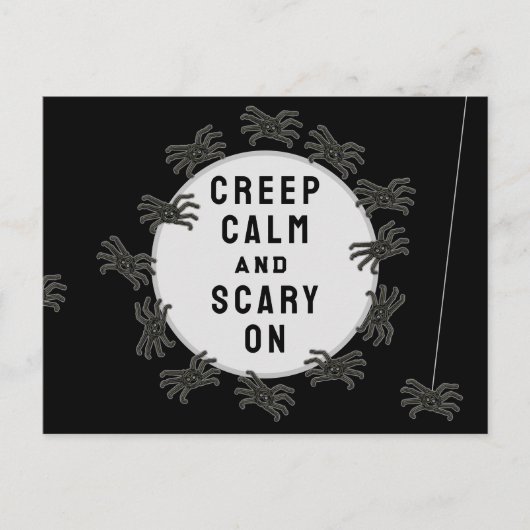 Grappig Halloween Briefkaart (Voorkant)