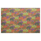Grappig Halloween Chocolate Snoep Patroon Stof (Fat Quarter)