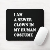 Grappig Halloween Clown Kostuum Muismat (Met muis)
