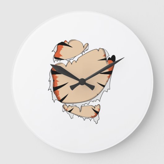 Grappig Halloween Cool Grappig Halloween Voor Tijg Grote Klok (Voorkant)