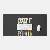 Grappig Halloween Creep It Real Dansend Skelet Ont Bureaumat (Keyboard & Muis)